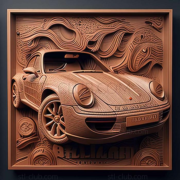 3D модель Porsche 754 (STL)